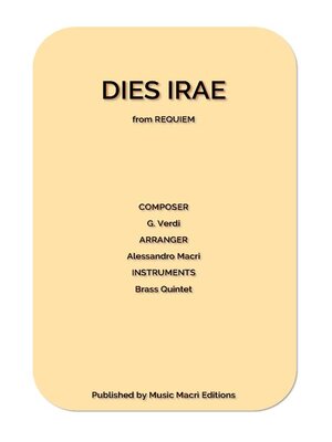 cover image of DIES IRAE from REQUIEM by G. Verdi